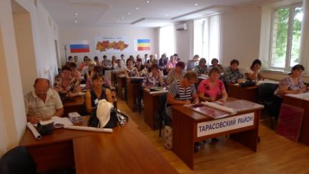 Обучающий семинар с руководителями УИК на базе территориальной избирательной комиссии Тарасовского района